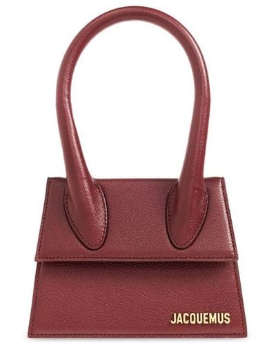 Jacquemus Chiquito Moyen Leather Tote Bag - Red