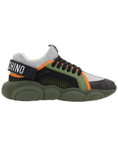 Moschino Teddy Lace-up Sneakers - Green