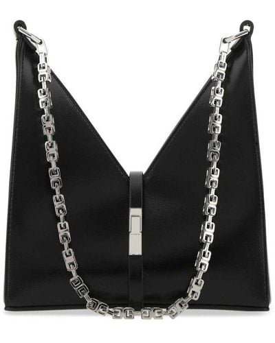 Givenchy Mini Cut Out Bag With Chain - Black