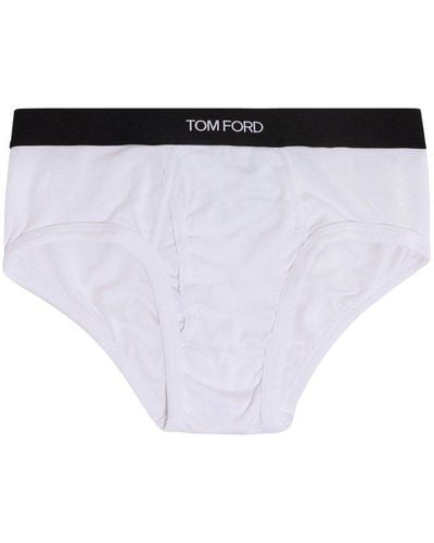Tom Ford Jersey Briefs - White