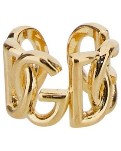 Dolce & Gabbana Brass Ear Cuff, - Metallic