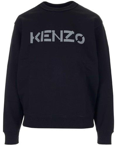 KENZO Black Cotton Sweatshirt