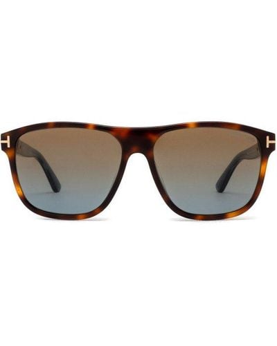 Tom Ford Frances Square Frame Sunglasses - Grey