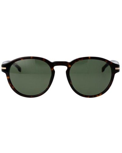 BOSS 1506/s Round Frame Sunglasses - Green