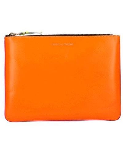 Comme des Garçons Bicolor 'cdg Super Fluo' Wallet Pouch - Orange