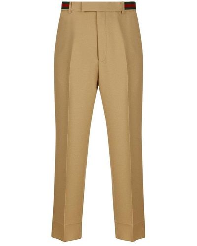 Gucci Pleat-front Trousers - White