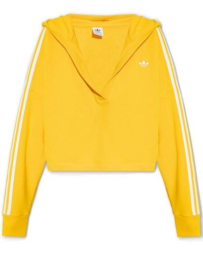 adidas Originals Hoodie With Logo - Yellow