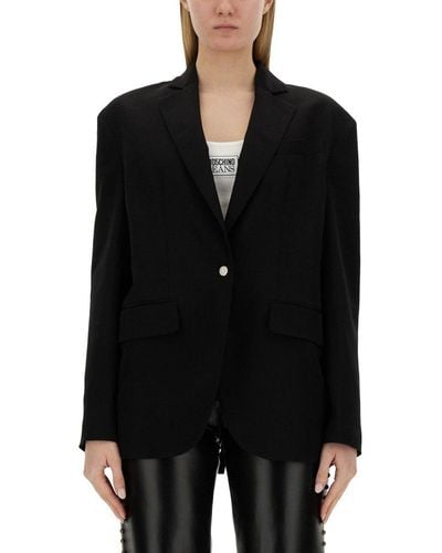 Moschino Jeans Single-breasted Jacket - Black