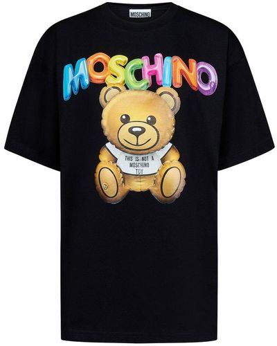 Moschino Inflatable Teddy Bear T-shirt - Black