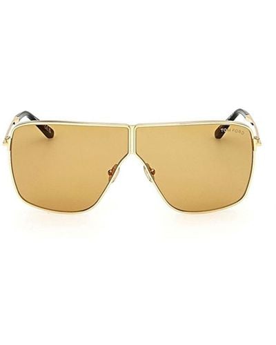 Tom Ford Oversized Frame Sunglasses - Black
