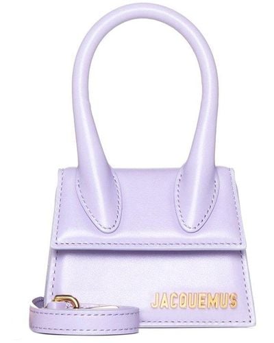 Jacquemus Purple Le Chiquito Leather Mini Bag
