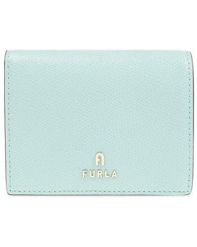 Furla 'camelia Small' Wallet, - Blue