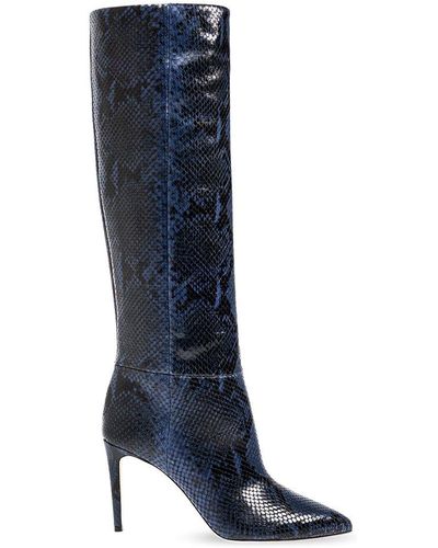 Paris Texas Animal Motif Knee-length Boots - Blue