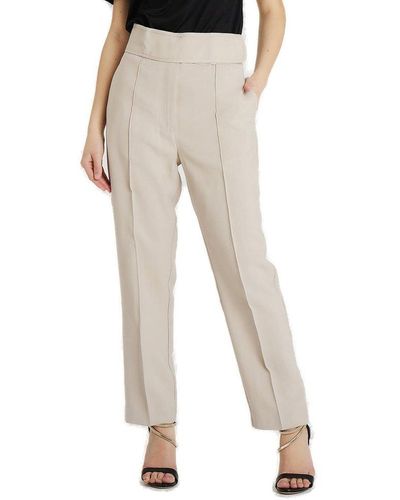 FEDERICA TOSI High-waisted Tailored Trousers - Natural