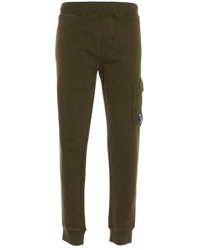 C.P. Company Lens-detailed Track Trousers - Green