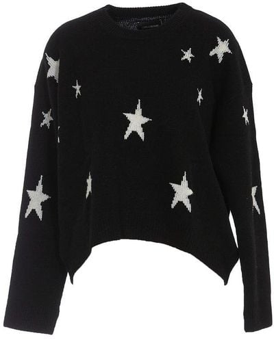 Zadig & Voltaire Markus Star-embellished Cashmere Jumper - Black