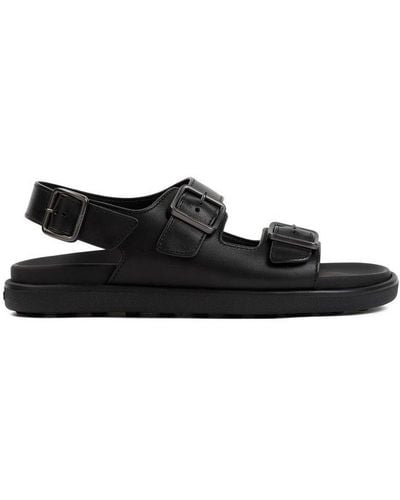 Tod's Buckle Strapped Sandals - Black
