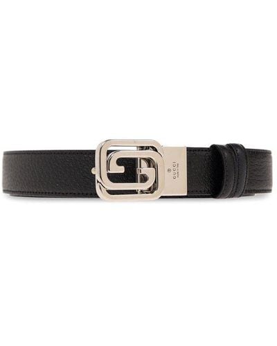 Gucci Reversible Belt, - Black