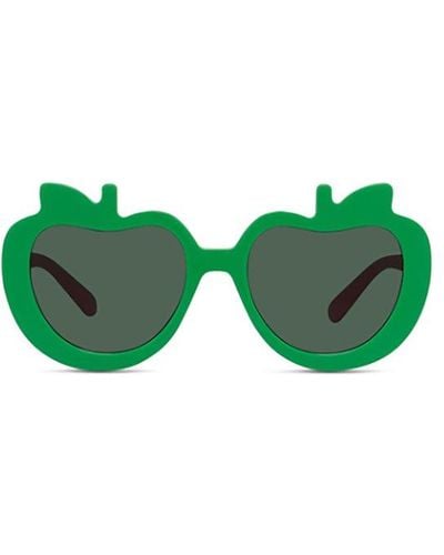 Stella McCartney Apple-shaped Frame Sunglasses - Green