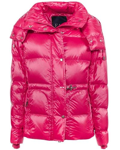 Fay Long Sleeved Padded Jacket - Pink