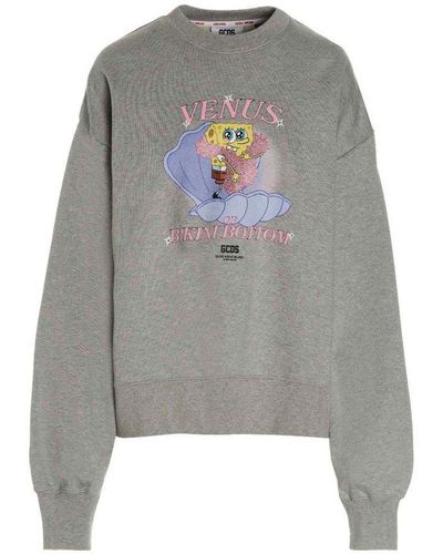 Gcds 'Venus' Capsule Spongebob Sweatshirt - Grey