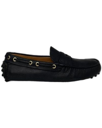 Car Shoe Driving Loafers - Black