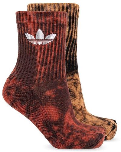 adidas Originals Socks Two-pack, - Red