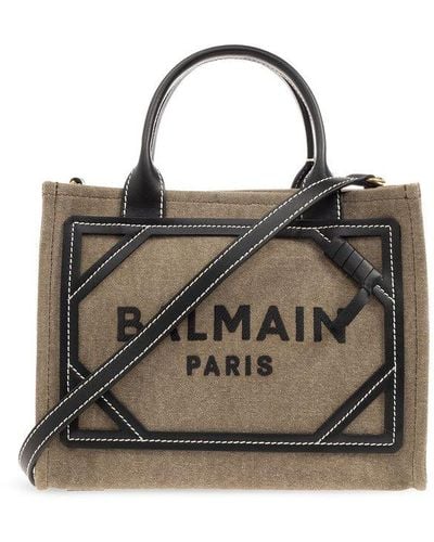 Balmain B Army Small Tote Bag - Black