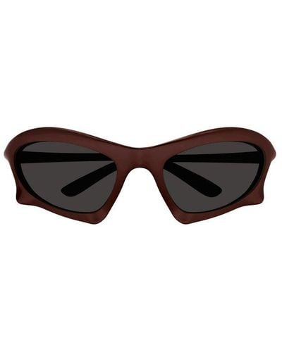 Balenciaga Bat Frame Sunglasses - Black