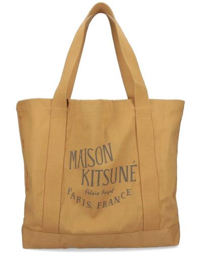 Maison Kitsuné Maison Kitsun In Canvas - Natural