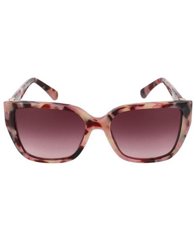 Michael Kors Acadia Square Frame Sunglasses - Pink