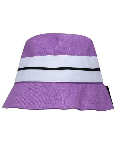 Palm Angels Venice Lilac Cotton Hat - Purple