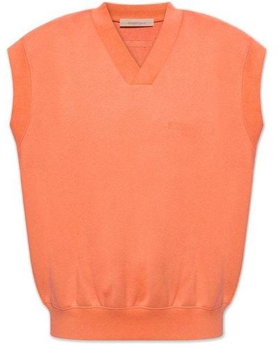 Fear Of God V-neck Vest - Orange