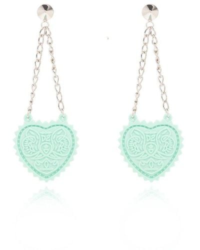 DSquared² Earrings With Charms, - Blue