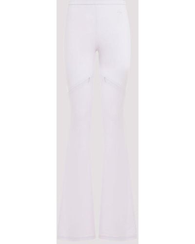 Courreges Ellipse Crepe Jersey Bootcut Trousers - Pink