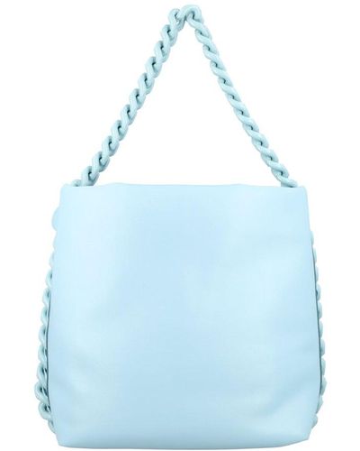 Stella McCartney Falabella Padded Chain-link Shoulder Bag - Blue