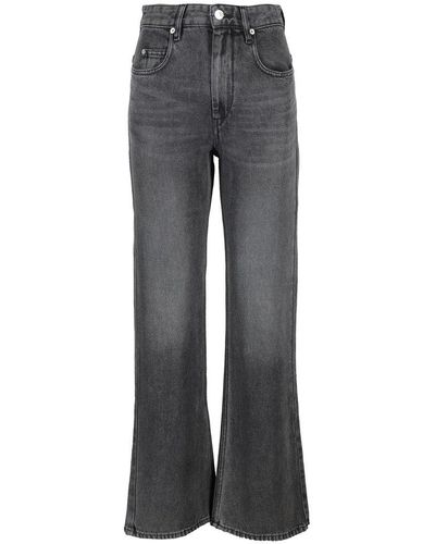 Isabel Marant Belvira Bootcut Jeans - Grey