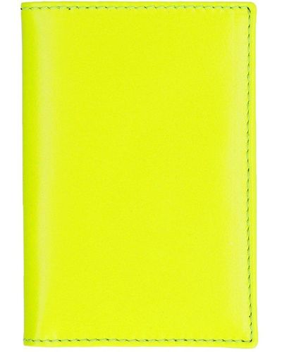 Comme des Garçons Colour-block Bi-fold Wallet - Yellow