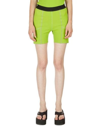 Coperni C+ Bike Shorts - Green