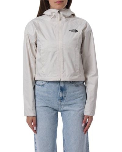 The North Face Zip-up Cropped Jacket - Gray