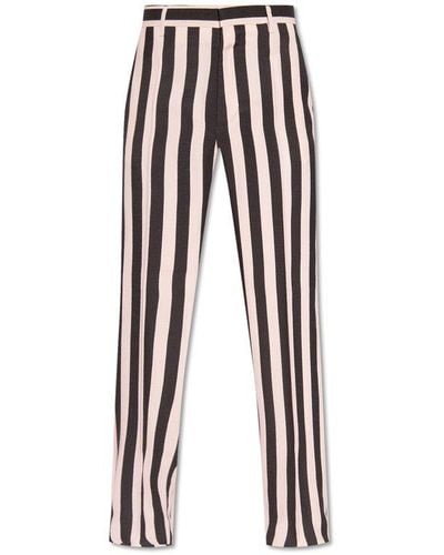 DSquared² Striped Trousers - White