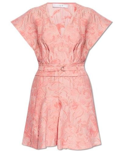 IRO 'fabiana' Jacquard Dress, - Pink