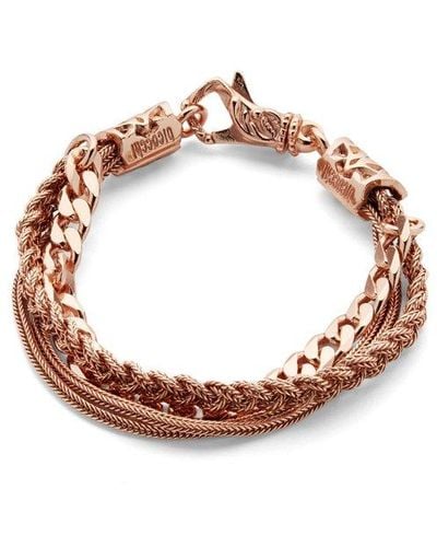 Emanuele Bicocchi Chain And Braid Bracelet - Metallic