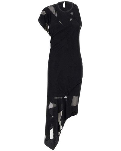 IRO Shanon Sheer Detailed Dress - Black