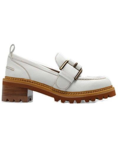 See By Chloé Willow Buckled Loafers - White