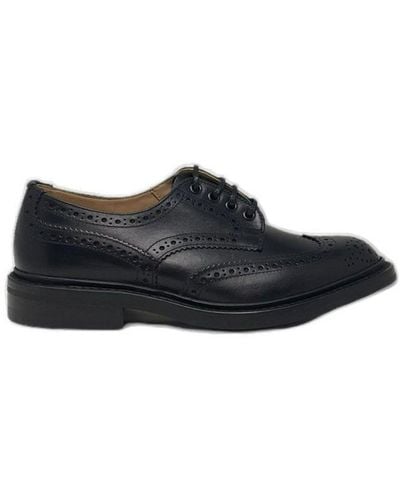 Tricker's Bourton Brogue Lace-up Shoes - Black