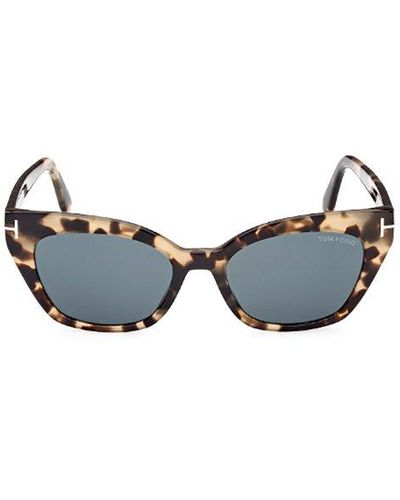Tom Ford Cat-eye Frame Sunglasses - Blue