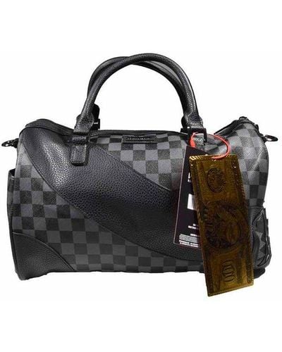 Sprayground Raceway Shadow Phantom Mini Duffle Bag - Black