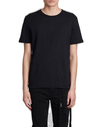 Ann Demeulemeester Short-sleeved Crewneck T-shirt - Black