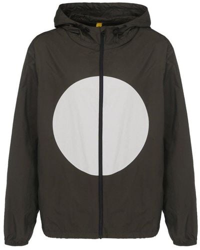 Moncler Genius Moncler X Craig Green Cort Logo Printed Hooded Jacket - Black